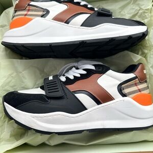 Burberry Black and Brown Sneakers